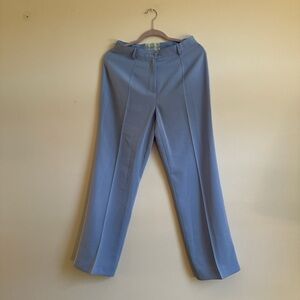 Light Blue Straight Leg Trousers